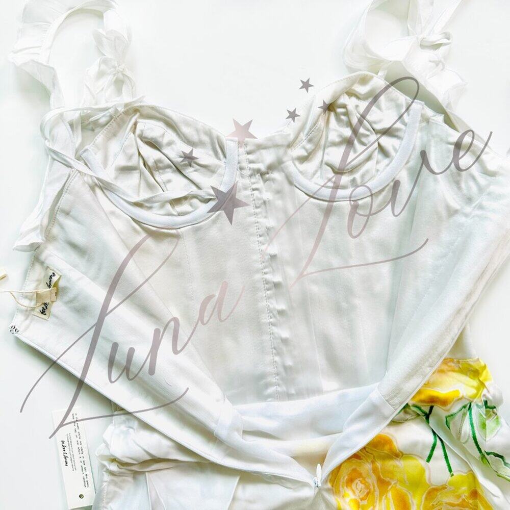 FOR LOVE & LEMONS Millie Maxi Dress (size XS) NWT - Picture 12 of 14